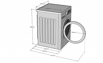 картинка Сушильная машина Korting KD 69IHP10 An 