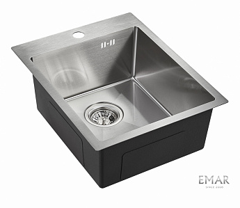 картинка Мойка для кухни Emar EMB-128A PVD Nano Satine 