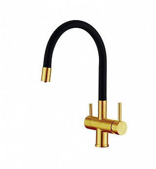 картинка Смеситель Emar ЕС - 3015 Golden  картинка Смеситель Emar ЕС - 3015 Golden