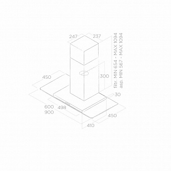 картинка Кухонная вытяжка Elica FLAT GLASS IX/A/60  картинка Кухонная вытяжка Elica FLAT GLASS IX/A/60