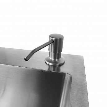 картинка Комплект Emar Satine (мойка, смеситель, дозатор, корзина) 