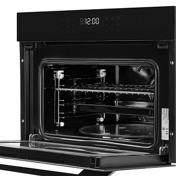 картинка Духовой шкаф с функцией СВЧ Maunfeld XCMO4414GB черный  картинка Духовой шкаф с функцией СВЧ Maunfeld XCMO4414GB черный