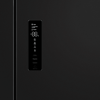 картинка Полувстраиваемый холодильник Maunfeld MFF190NFSB01 графит 