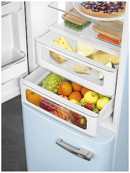 картинка Отдельностоящий холодильник Smeg FAB32LPB5  картинка Отдельностоящий холодильник Smeg FAB32LPB5