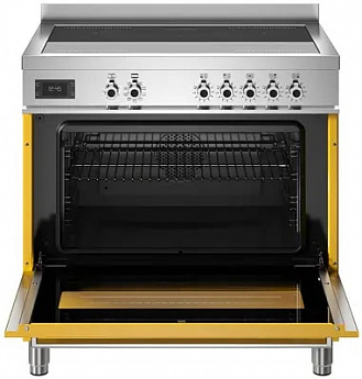 картинка Комбинированная кухонная плита Bertazzoni PRO95I1EGIT жёлтый  картинка Комбинированная кухонная плита Bertazzoni PRO95I1EGIT жёлтый