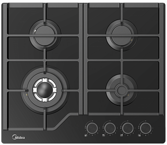 картинка Газовая варочная панель Midea MG 697 TGB 