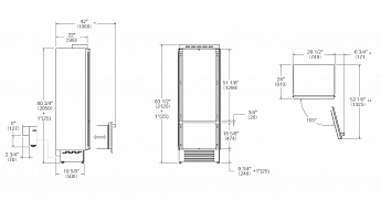 картинка Встраиваемый холодильник Bertazzoni REF755BBRPTT 