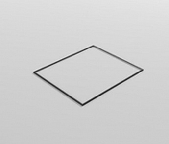 картинка Рамка для варочной поверхности Elica KIT0196815 черная 78 см 