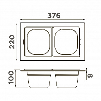 картинка Контейнер Omoikiri DC-04-2  картинка Контейнер Omoikiri DC-04-2