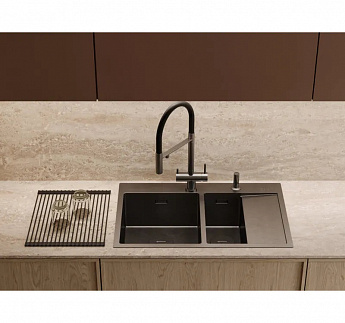 картинка Дозатор для мыла Omoikiri ОМ-02 под металл 