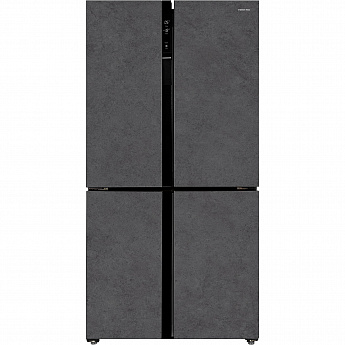 картинка Отдельностоящий холодильник Hiberg RFQ-500DX NFDS INVERTER темный камень  картинка Отдельностоящий холодильник Hiberg RFQ-500DX NFDS INVERTER темный камень