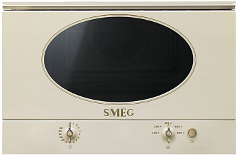 картинка Микроволновая печь Smeg MP822NPO кремовый  картинка Микроволновая печь Smeg MP822NPO кремовый
