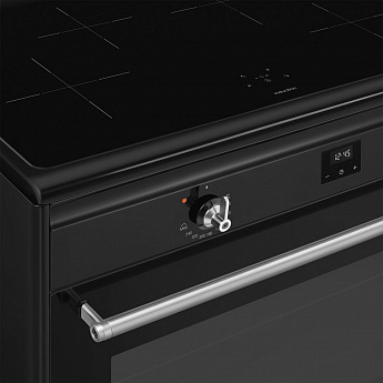 картинка Кухонная плита Smeg CX91IMBL черный 