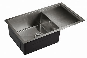 картинка Мойка для кухни EMB-124 PVD Nano Dark  картинка Мойка для кухни EMB-124 PVD Nano Dark