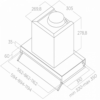 картинка Кухонная вытяжка Elica BOXIN PLUS IXGL/A/60 