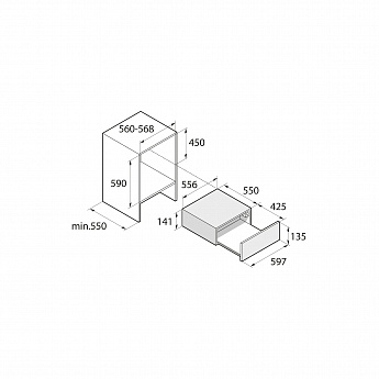 картинка Подогреватель посуды Asko ODW8128G  картинка Подогреватель посуды Asko ODW8128G