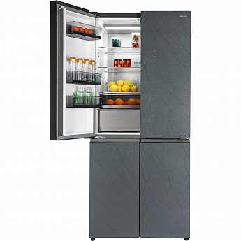 картинка Отдельностоящий холодильник Hiberg RFQ-610G GS inverter  картинка Отдельностоящий холодильник Hiberg RFQ-610G GS inverter