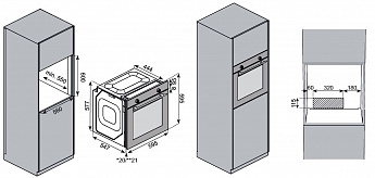 картинка Электрический духовой шкаф Kuppersberg HO 608 B черный  картинка Электрический духовой шкаф Kuppersberg HO 608 B черный