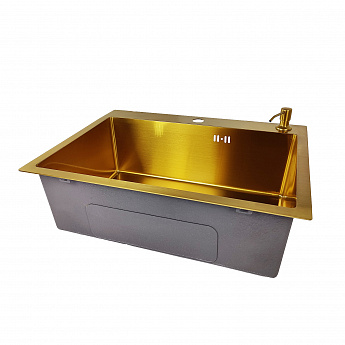 картинка Комплект Emar PVD GOLDEN (мойка и дозатор) 