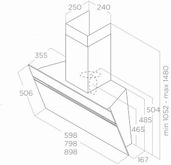 картинка Кухонная вытяжка Elica NEAT @ WH/A/90 