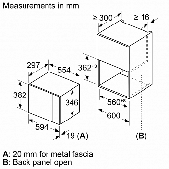 картинка Микроволновая печь встраиваемая Bosch BFL524MB0  картинка Микроволновая печь встраиваемая Bosch BFL524MB0
