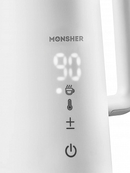 картинка Чайник Monsher MK 502 BLANC  картинка Чайник Monsher MK 502 BLANC