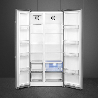 картинка Отдельностоящий холодильник Smeg SBS63XDE  картинка Отдельностоящий холодильник Smeg SBS63XDE