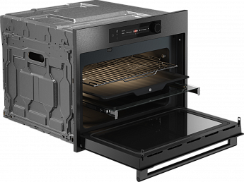 картинка Электрический духовой шкаф с функцией СВЧ Asko OCM64BSH черный  картинка Электрический духовой шкаф с функцией СВЧ Asko OCM64BSH черный