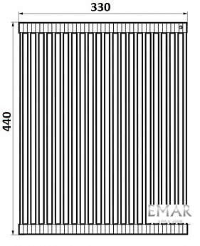 картинка |Discount| Ролл-мат Emar Roll-4433.Qs (квадратный пруток) 