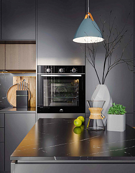 картинка Электрический духовой шкаф Millen MEO 6001 BL  картинка Электрический духовой шкаф Millen MEO 6001 BL