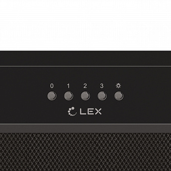 картинка Кухонная вытяжка Lex HYPER 900 BBL черная 