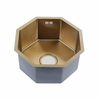 картинка Мойка для кухни Melana D400G OCTAVIA золото  картинка Мойка для кухни Melana D400G OCTAVIA золото