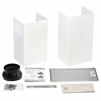 картинка Кухонная вытяжка Krona IRIDA 600 WHITE PUSH BUTTON 