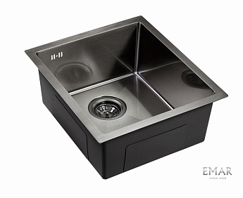 картинка Мойка для кухни Emar EMB-130 PVD Nano Dark  картинка Мойка для кухни Emar EMB-130 PVD Nano Dark