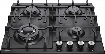 картинка Газовая варочная панель Weissgauff HGG 641 BEB черный 